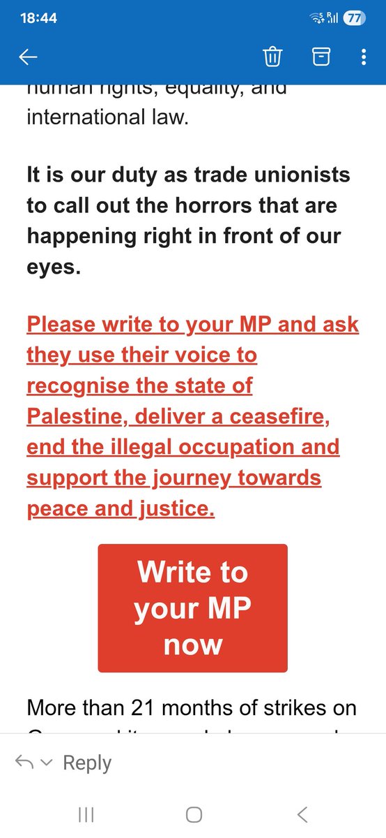 tighttop's tweet image. Email from terrorist supporters unite the union. Thoughts on this @UniteSharon