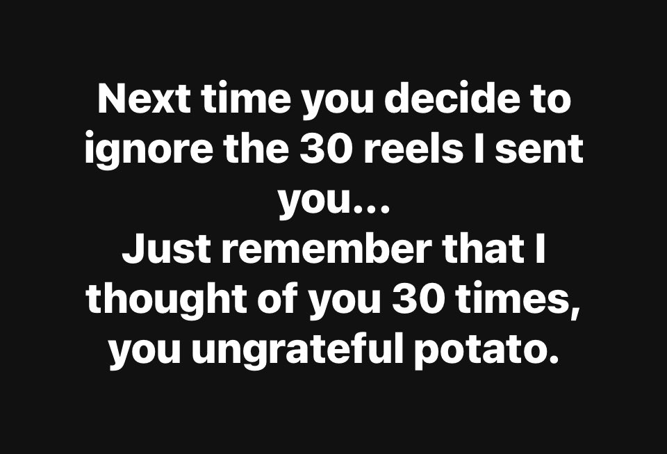 You know who you are!