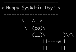 UnixSysAdmin's tweet image. Happy SysAdmin Day everyone!