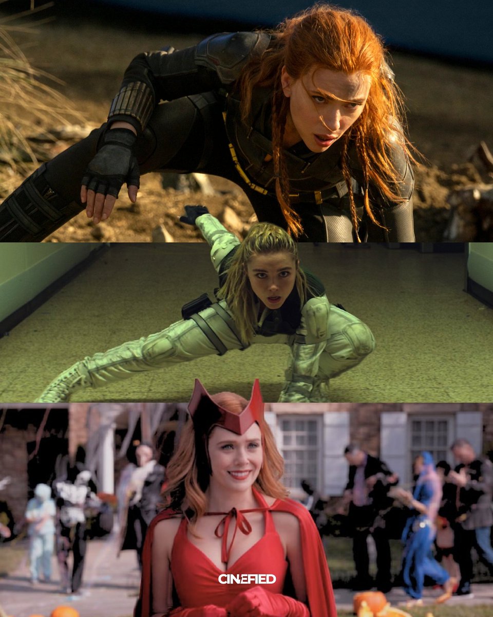 cinefied_'s tweet image. Vanessa Kirby shares her dream MCU team.
“Black Widow and Yelena, they’re my girls, and Wanda. Because she is seriously powerful.”