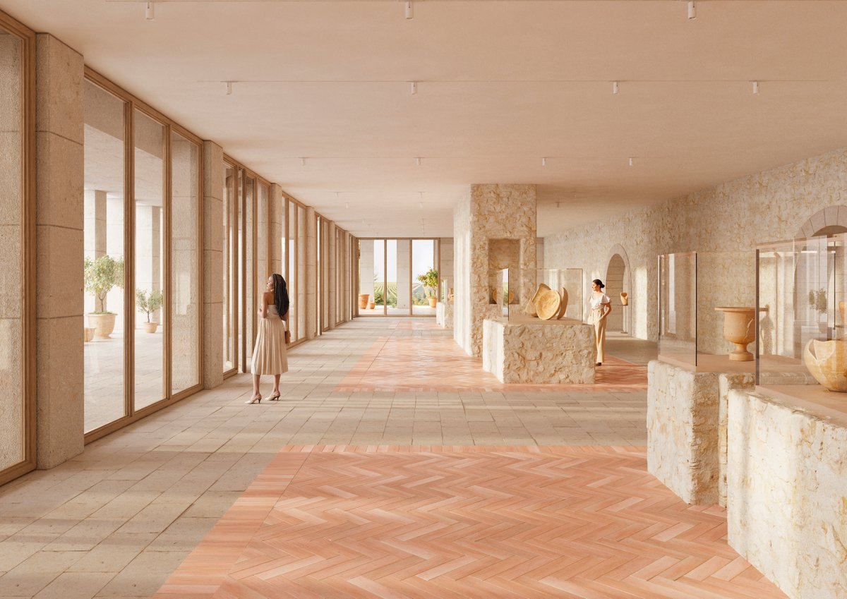 Le Château de Nalys, images du projet architectural d'Amelia Tavella - Le Musée.
Chantier en cours, livraison automne 2026  

Château de Nalys, images of the architectural project by Amelia Tavella - The Museum. 
Construction in progress, delivery of the new winery summer 2026