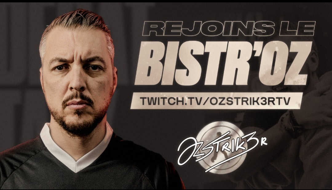 🚨 Le BistrOz est ouvert 🚨

Match éliminatoire pour 3DMAX donc on regarde ensemble et on fait l'after après

Rendez-vous sur ma chaine twitch avec votre 2eme écran ou votre téléphone pour échanger !