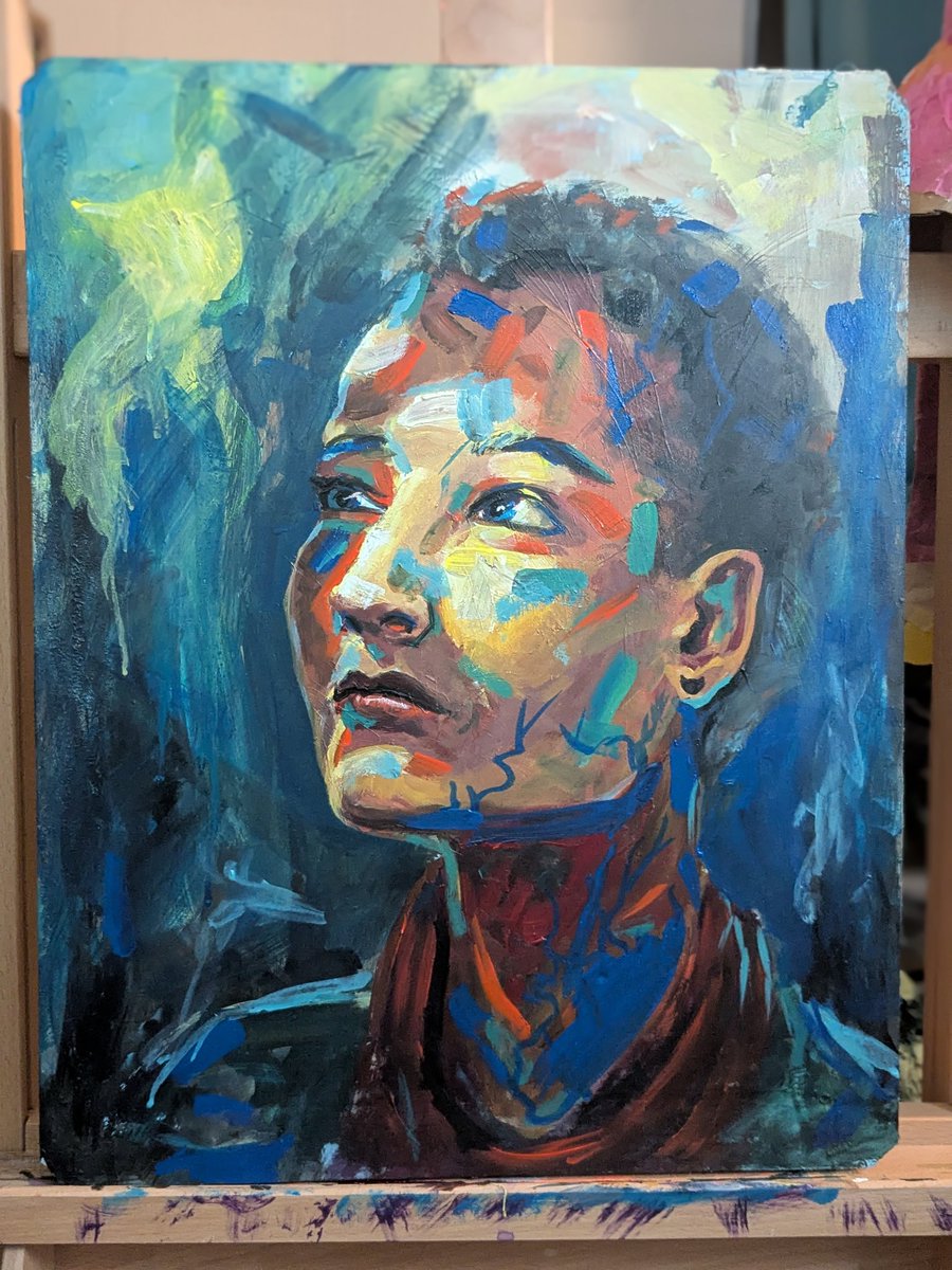 DarkWheelNFT's tweet image. Linkin Bio to IG for an IRL painting giveaway (and charity fundraiser) if anyone here is interested. 

Really, I&apos;m talking to you, #tezos folks.