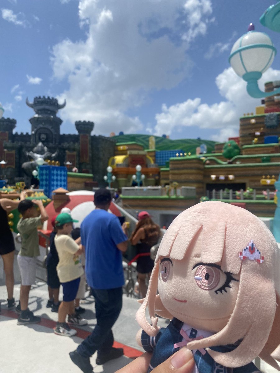 I made it…. super mario….