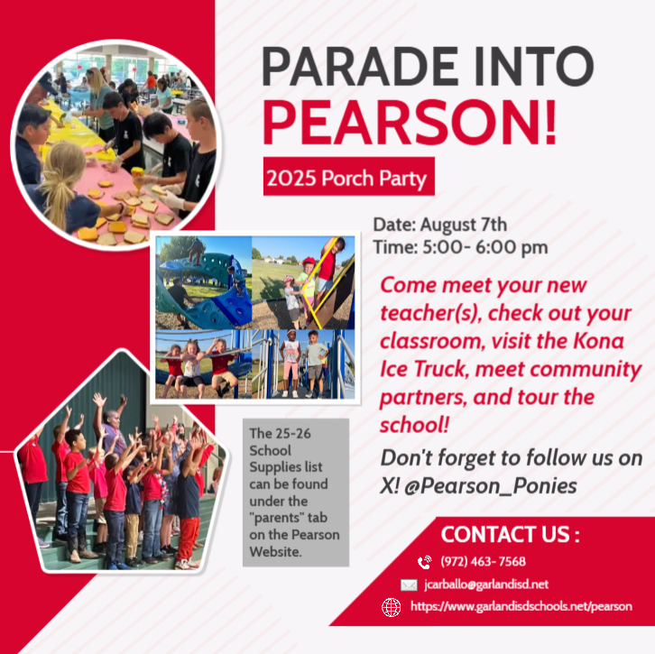 Pearson_Ponies's tweet photo. Join us for Meet the Teacher Night 2025! @gisdnews https://t.co/Qokw57f6oV