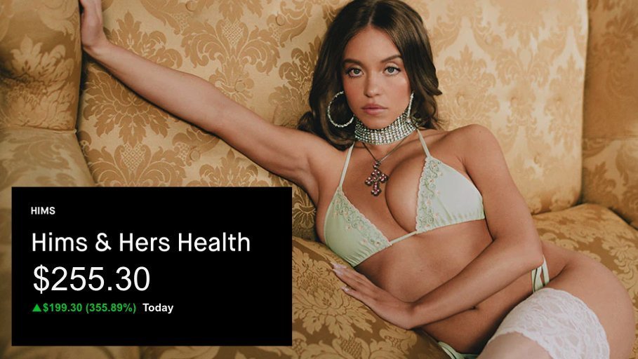 NighthawkTradez's tweet image. Don't let a hit piece by @business distract you from $HIMS partnering with Sydney Sweeney and hitting $255 soon.