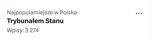 Kliknijcie sobie ten trend na X i napiszcie mi w komentarzu ile Wam zajęło dotarcie do odpowiedzi na proste dość pytanie: "Za co?"