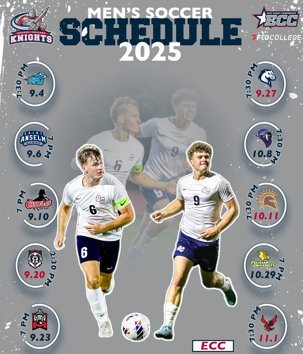 QCKnights's tweet image. โฝ๐๐ช๐ป๐ด ๐๐ธ๐พ๐ป ๐๐ช๐ต๐ฎ๐ท๐ญ๐ช๐ป๐ผ๐
Menโs Soccer Releases 2025 Slate #knightnation
๐ฐ: tinyurl.com/23y8swo7