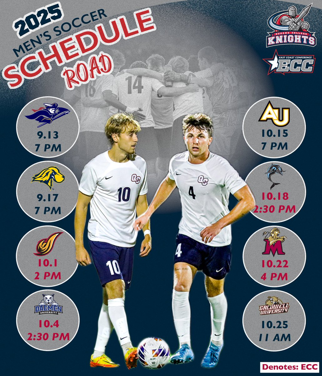 QCKnights's tweet image. โฝ๐๐ช๐ป๐ด ๐๐ธ๐พ๐ป ๐๐ช๐ต๐ฎ๐ท๐ญ๐ช๐ป๐ผ๐
Menโs Soccer Releases 2025 Slate #knightnation
๐ฐ: tinyurl.com/23y8swo7