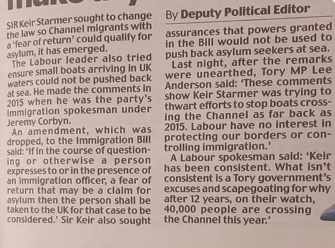 kinyenoC's tweet image. He voted against every proposal put forward by the conservative government to counter illegal immigration and now blames them for the state we are in. When you look at his history no one deserves more credit than him for this mess .