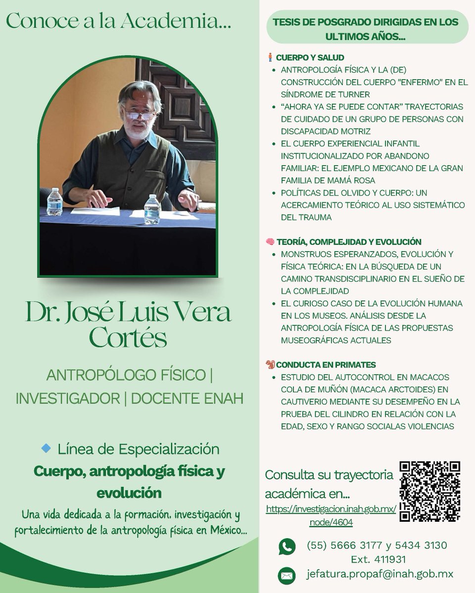 Posgrado en Antropología Física - ENAH tweet media