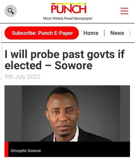 OyokunyiOkon's tweet image. ALL OUR STOLEN LOOTS WILL BE RECOVERED....

SOWORE THE MAN FOR THE JOB