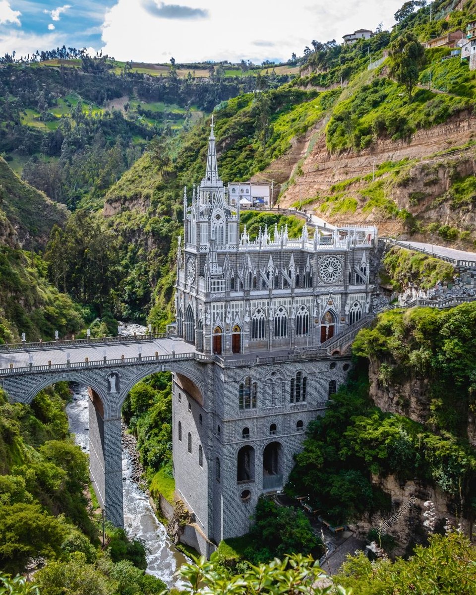 travolax's tweet image. Bucket list โ Las Lajas Sanctuary, Colombia โจ
