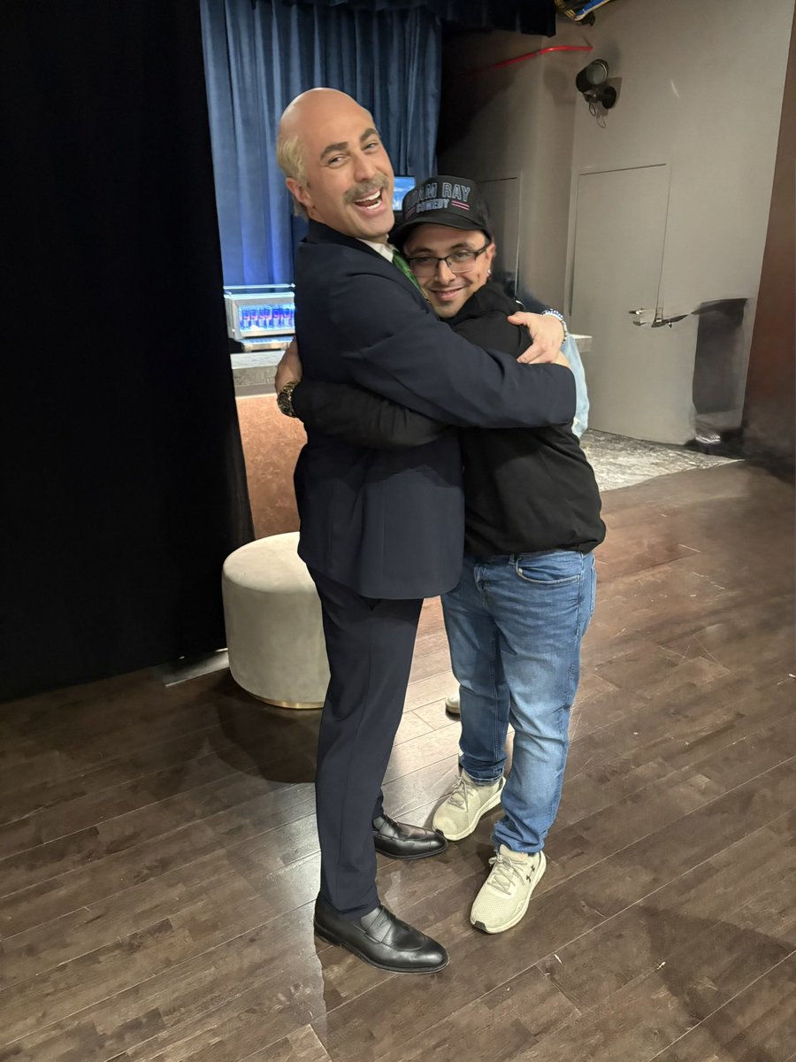 MP2310's tweet image. Back in March I traveled from Missouri to Chicago to meet Dr. Phil and now tonight we make the 2.5 hour drive to Tulsa to watch @adamraycomedy do his thing as himself!
And that’s what’s up