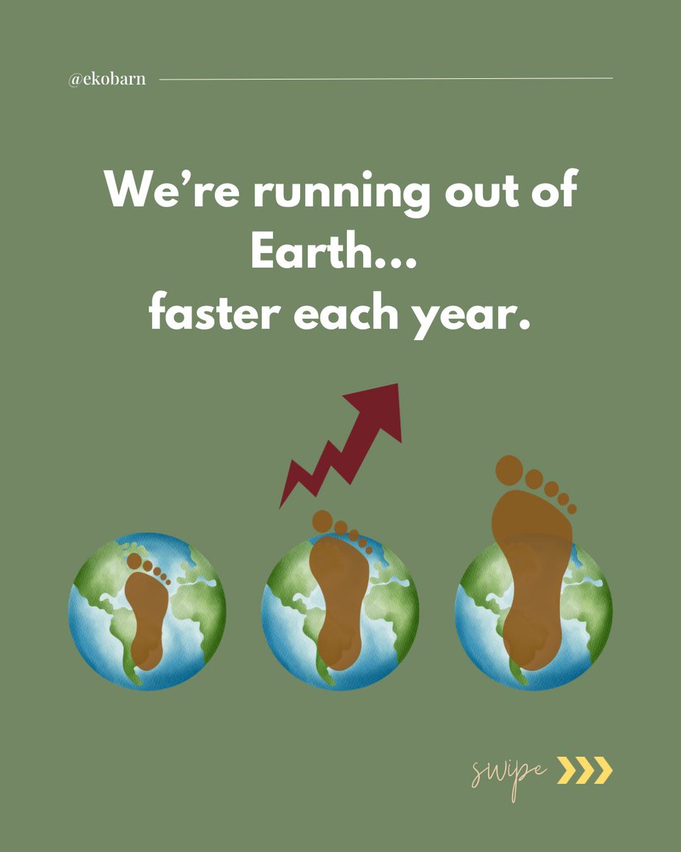 ekobarn's tweet photo. Earth Overshoot Day 2025: July 24.
We’ve used up Earth’s yearly resources in 7 months. 😓

Want to #MoveTheDate?
Compost your kitchen waste with Ekobin 🌱
Cut methane, grow soil, and close the loop.

🛒 Orders open on our website.
#CompostToCombat #SustainableLiving #EkobarnIndia https://t.co/wPFczcv0xn