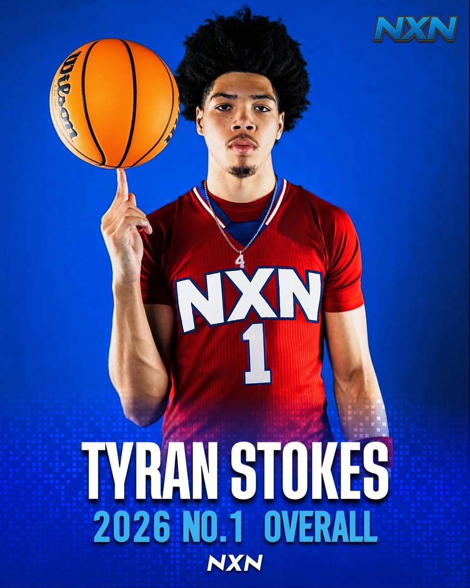 NextNat1on's tweet image. NEW: 1st recruit in our new series scouting High School Recruits, is the #1 player in the 2026 NXN Top 100.
Tyran Stokes. SF. 6’7 235. @Soldiers_Salute-Notre Dame (CA)
top schools involved:
Kentucky
Louisville
Arkansas
Kansas
Oregon
USC
Gonzaga
@tyran_stokes
#BBN #UL #Ark #KU