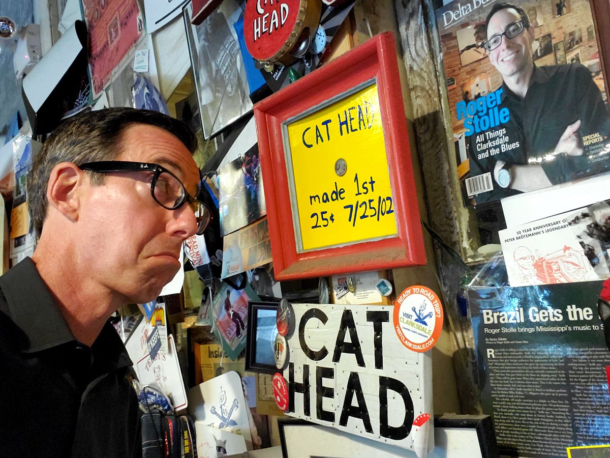 CatHeadRoger's tweet image. HAPPY 23RD BIRTHDAY TO CAT HEAD in Clarksdale! Thanks to all y'all for your support, Roger.
Shop CAT HEAD every day but Thanksgiving & Christmas. Online: cathead.biz
PS - Is it too late to spend that quarter? (.25¢ in 2002 is worth .45¢ in today's dollars.)