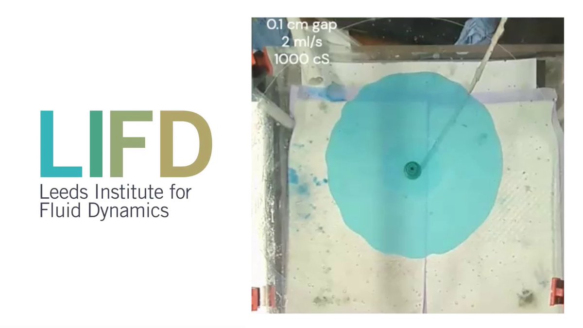 FluidsLeeds's tweet image. Now available to watch back from the CDT symposium!

Saffman-Taylor Instabilities in Shear-Thinning Fluids - Ashleigh Hutchinson
youtu.be/XKJGPJuFDeo