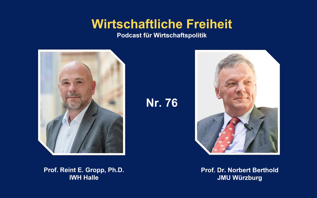 wirtschaftfreih's tweet image. Podcast
Renaissance der Industriepolitik
Keine gute Idee
An der Industriepolitik scheiden sich die Geister. Mario Draghi und die EU-Kommission sind der Meinung, Industriepolitik wäre ein Schlüssel für mehr Innovationen und ein höheres Produktivitätswachstum. Europa könnte…