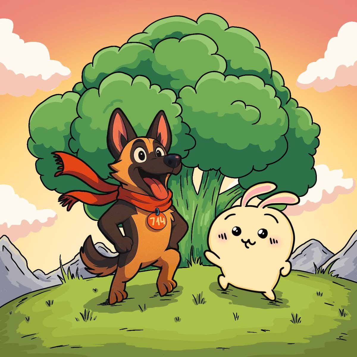 When broccoli meets bunny, you know the future’s getting weird in the best way 

Collab locked in... let’s make history on BNB Chain 🐰🥦