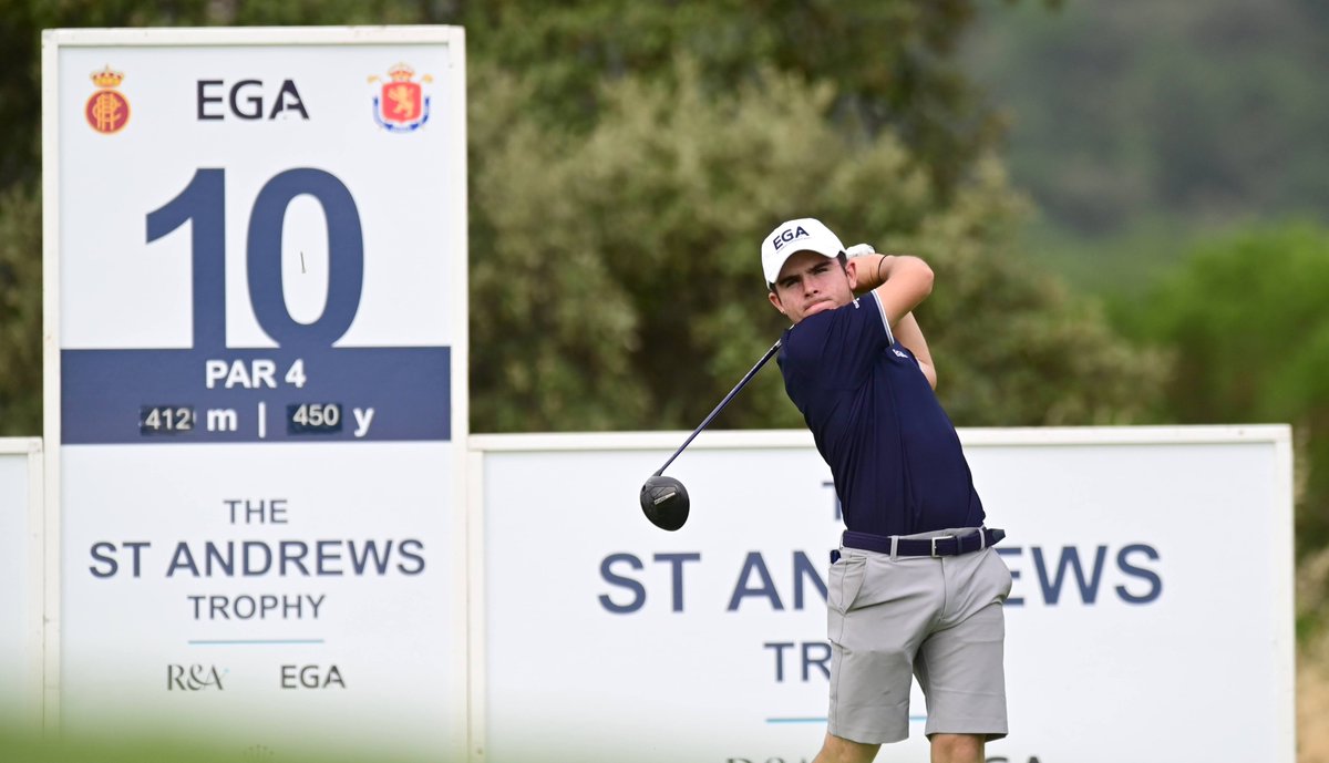 rfegolf's tweet image. 🔚Claro triunfo visitante en el 𝗦𝘁. 𝗔𝗻𝗱𝗿𝗲𝘄𝘀 𝗧𝗿𝗼𝗽𝗵𝘆 de Puerta de Hierro.
El equipo de Gran Bretaña – Irlanda se ha impuesto por 16,5-8,5 en el recorrido madrileño.
🇪🇸Sergio Jiménez, único jugador español en el torneo, no ha podido contribuir en las dos jornadas.…