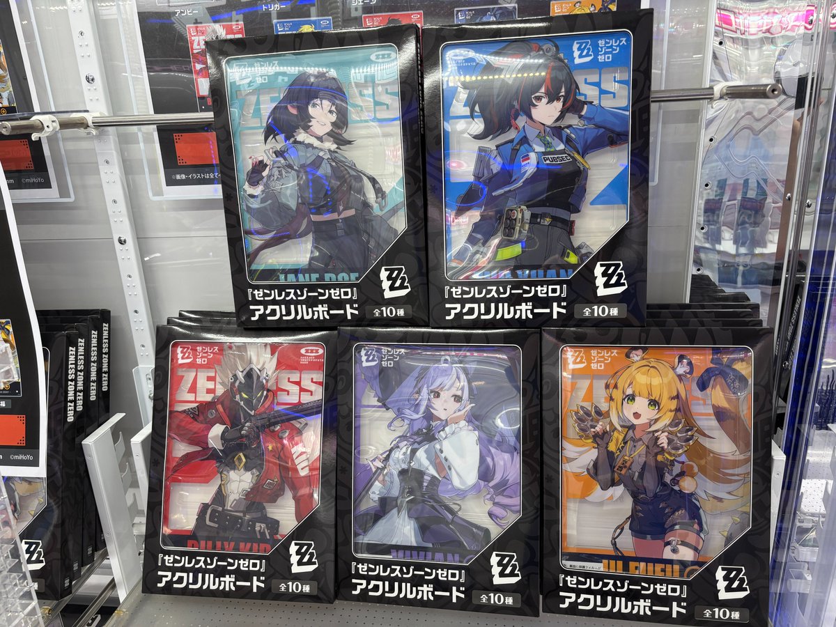 ゼンレスゾーンゼロ アクリルボードA～GiGO限定～ 入荷しました！ 是非