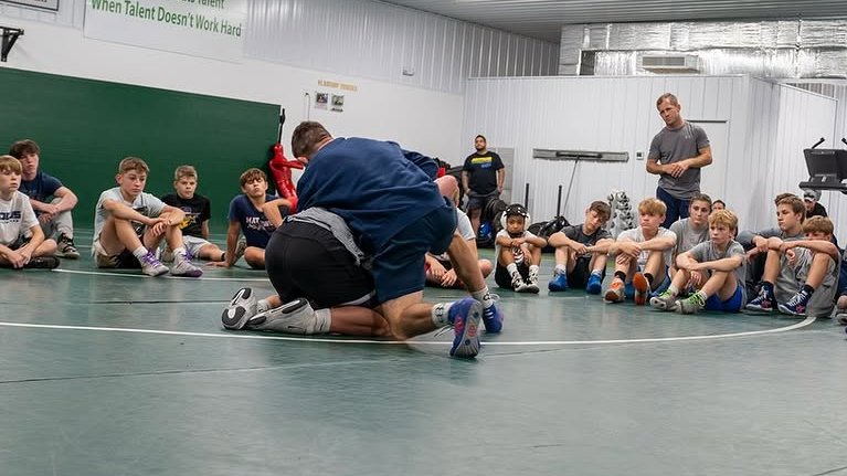 NlwcFan's tweet image. Exodus Wrestling Club - Brought in One of the Best in the World
Zain Retherford - Olympian, World Champion & Penn State Great
EWC is led by PSU Alumni, Paul Feite & Donovon Ball
You can Find EWC at exoduswrestling.club
📸by Max Wheeler of Wheeler Photos
@pennstateWREST…