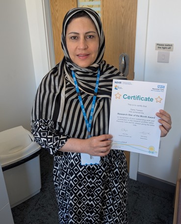 Saira Tareen, consultant psychiatrist at Stockport CAMHS is #PennineCareResearch star of the month, for her contribution to the Arts4Us study.

The study explores how creative activities can support the mental health of children and young people.