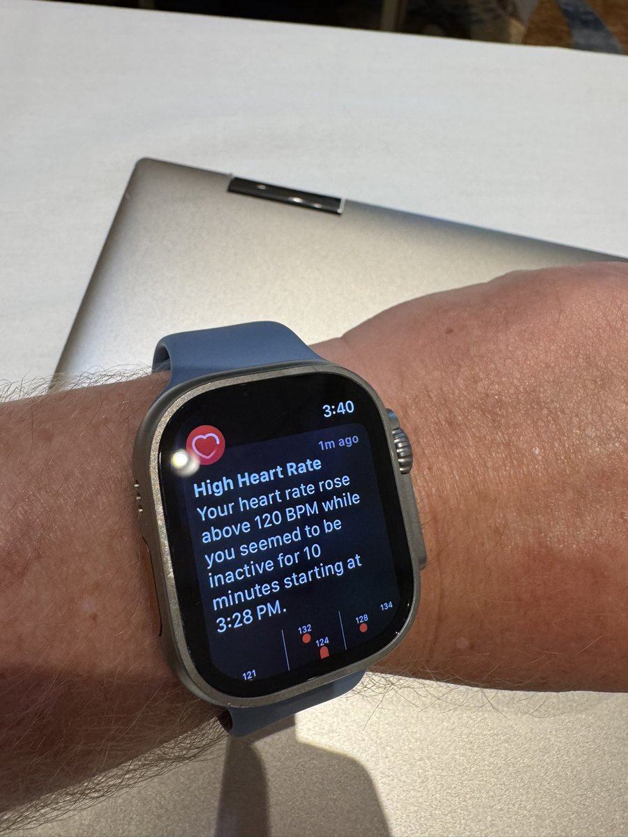 mikemillercyber's tweet image. My watch thought I was dying yesterday. 20 minutes before I went on stage I got this alert. Yesterday I spoke to about 200 CPA/Accounting firms on how they can keep their data safe.
I walked them through methods that attackers use and believe it was an eye-opener for any of…
