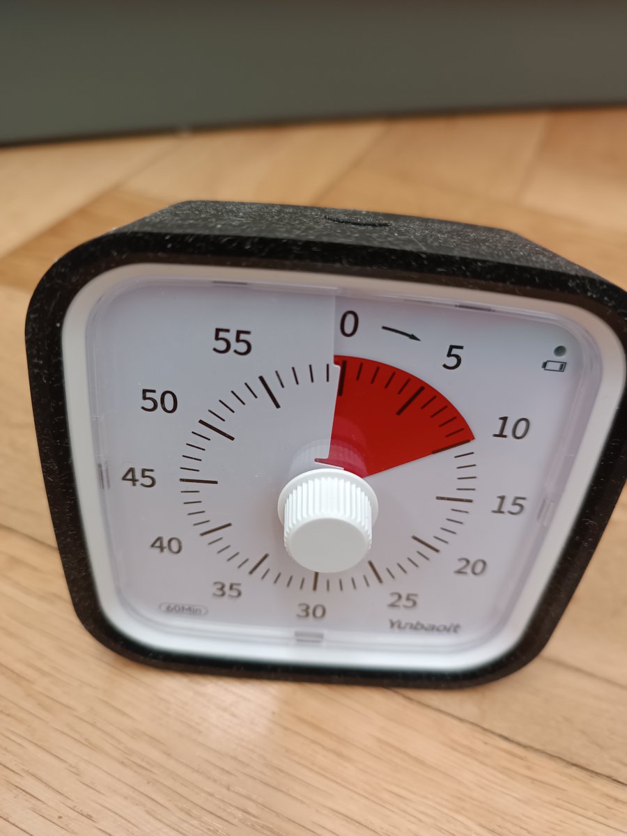 One good tip from agile training the other day: an agile clock to time and track "salami-sliced" (down to 1 minute!) tasks ⏳