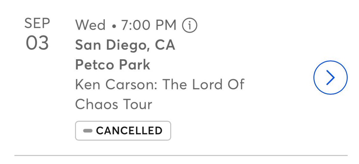 Kencarsonews2's tweet image. Tour venues are starting to officially cancel Ken Carson’s LOC stops 🫠