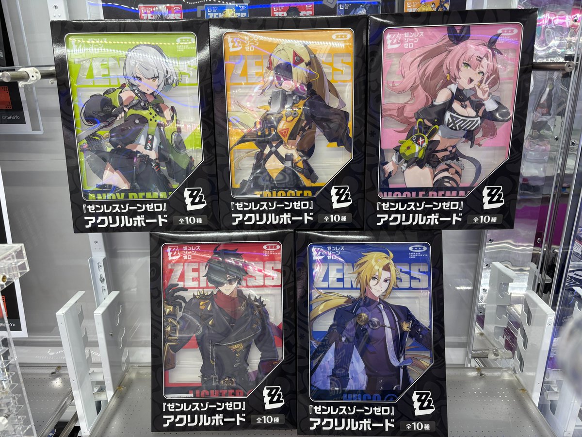 ゼンレスゾーンゼロ アクリルボードB～GiGO限定～ 入荷しました！ 是非