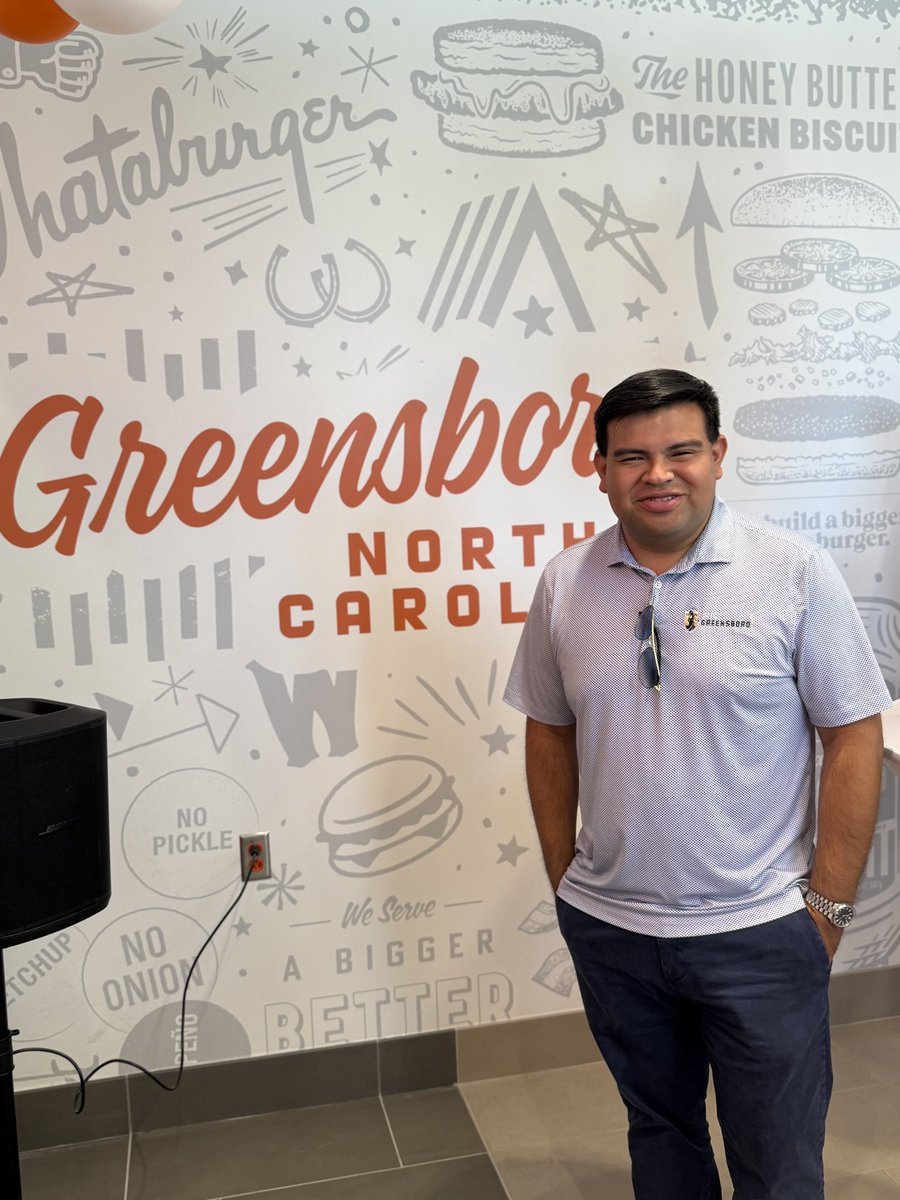 Juan Pleitez (@juanpltznc) on Twitter photo So excited to welcome <a href="/Whataburger/">Whataburger®</a> to #Greensboro! My first time trying it and can vouch that it’s worth the extra calories!
Whataburger GSO opens to the public on July 31st! So excited to welcome <a href="/Whataburger/">Whataburger®</a> to #Greensboro! My first time trying it and can vouch that it’s worth the extra calories!
Whataburger GSO opens to the public on July 31st!