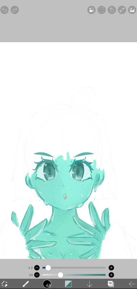 NamelessPie_'s tweet photo. ✨ WIP Art ✨ Slime Chan💚 

#artist #drawing #wipart #Minecraft #fyp #foryoupage #fypシ https://t.co/REqsSHtf8n