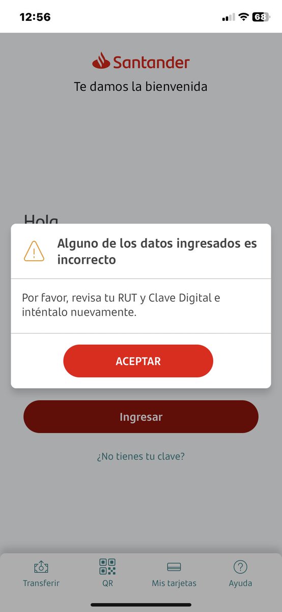 milla_nml's tweet photo. Justo cuando uno lo necesita ctmre Banco Santander ******* #bancosantander https://t.co/EcgsCiZZNW