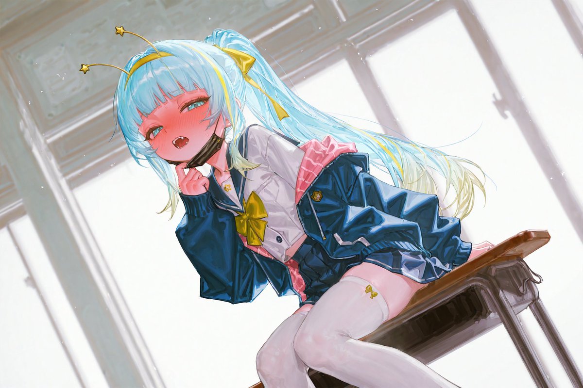 Awawanon's tweet image. Post school voice pack scene with the Jelinquent
#HoshiumAI