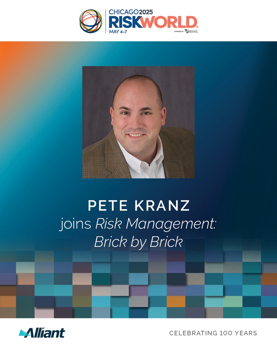 Pete Kranz, Senior Vice President, Alliant, joins the Risk Management: Brick by Brick podcast to answer a critical question: What does it mean to control your risk finance destiny? (bit.ly/476f3RM) #AlliantInsurance #Insurance #RiskManagement