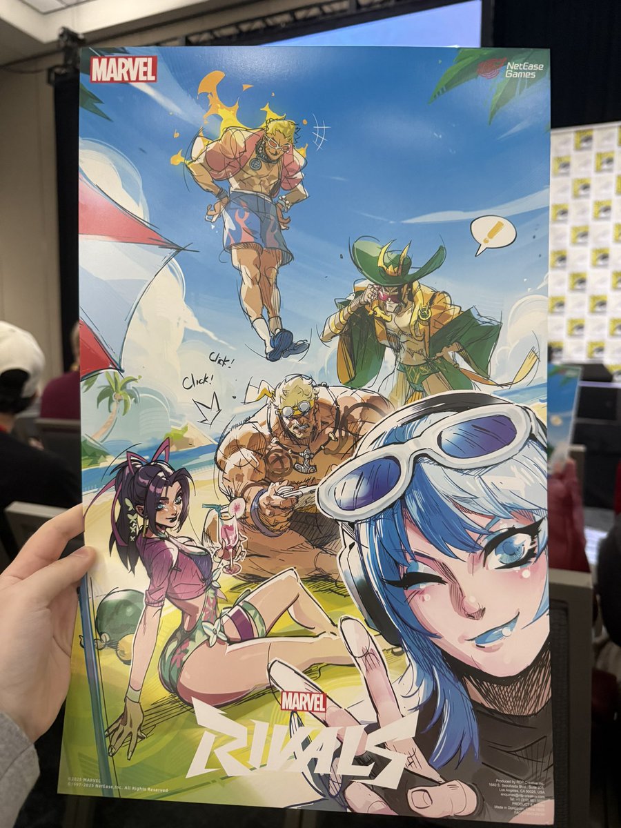 They’re giving out free posters!!!