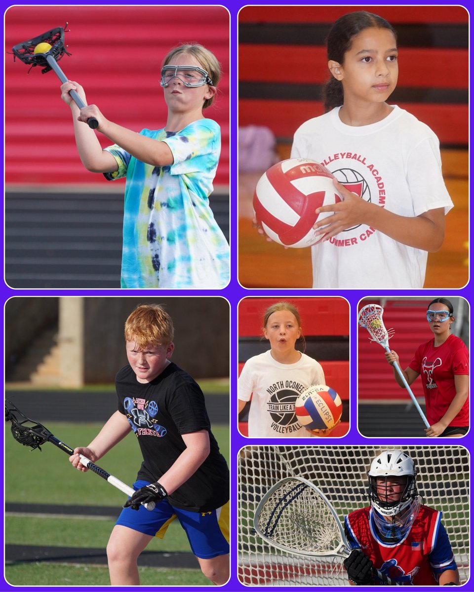 That's a wrap on this summer’s youth athletic camps! It was so rewarding getting to watch the future Warriors and Titans having fun and getting better each and every day! Special thanks to the OCHS and NOHS coaches and athletes for organizing and running the camps! #OconeeFamily