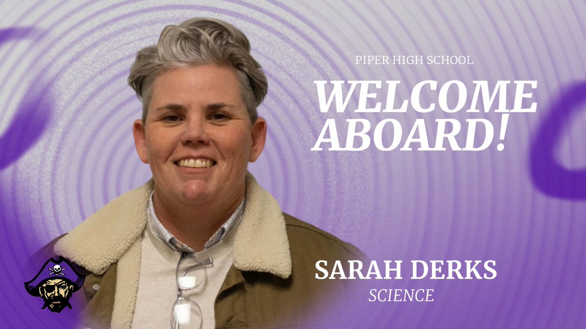 Please welcome another new science teacher, Ms. Derks!