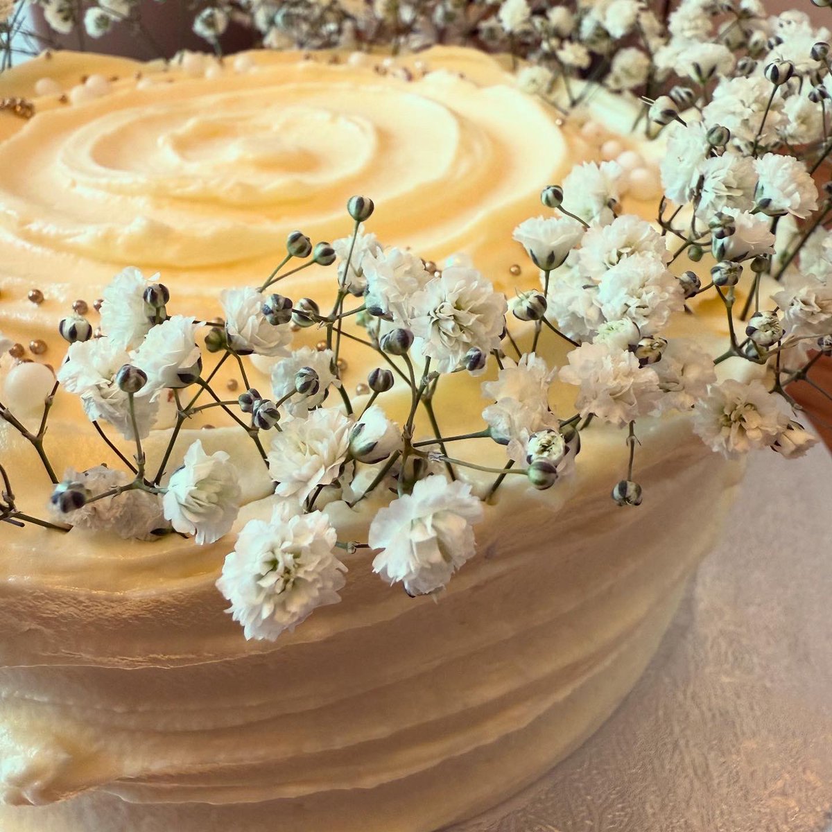 Carrot cake but tarted up.