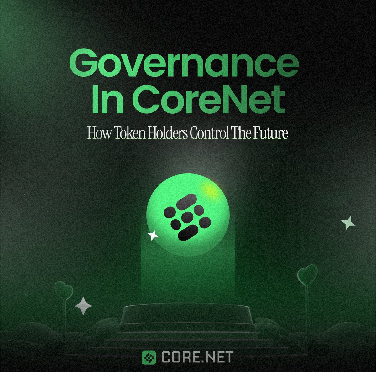 🟢 Governance in #CoreNet isn't a feature—it’s the foundation.

In the <a href="/CoreNet_Coin/">Core.Net</a>  ecosystem, token holders have real, on-chain power to shape the platform’s evolution. From protocol upgrades to treasury allocations and AI model integration, every critical decision is governed