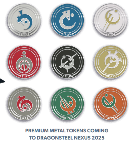 Cosmere16Pod's tweet image. OJO porque parece que en la Dragonsteel Nexus, Brotherwise, va a tener tokens especiales para el juego de cartas de Mistborn. ¿@DevirIberia Os vais a animar :p?