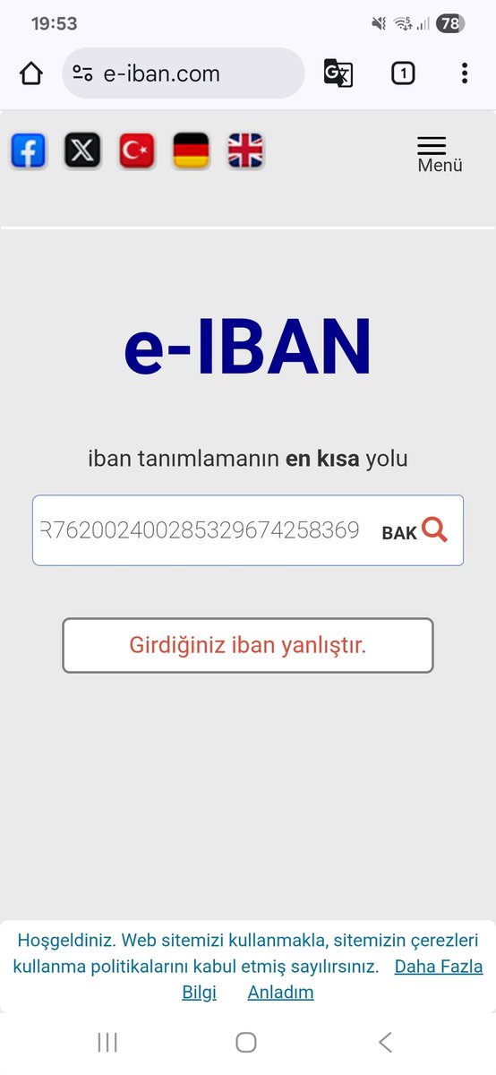 mstblt21's tweet photo. @dusungulu_66640 @Kriptopratic Dolandirici dolandirici parayi gonderdigi ibana bak e iban sayfasından sorgula inanmıyorsan kendi ibanini yaz şubesine kadar çıkar https://t.co/a0NqUyiqOM