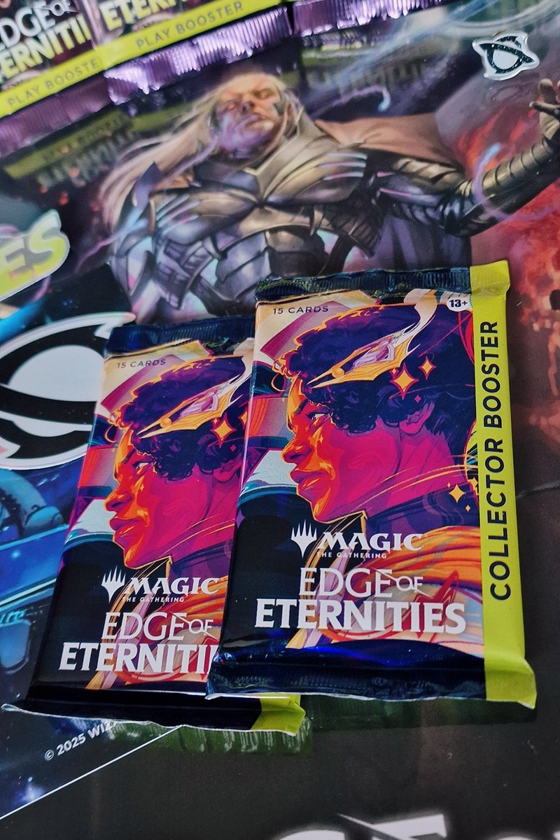 Miabyte ๐Now posting on miabyte.bsky.social (@miabyte) on Twitter photo Arrived home from my Canada trip to a mysterious package!
Massive thank you to <a href="/wizards_magic/">Magic: The Gathering</a> for sending out this Edge of Eternities care package.
It even has a real piece of meteorite! Can't wait to crack these packs. It's going to be out of this world! #MTGEternities #ad Arrived home from my Canada trip to a mysterious package!
Massive thank you to <a href="/wizards_magic/">Magic: The Gathering</a> for sending out this Edge of Eternities care package.
It even has a real piece of meteorite! Can't wait to crack these packs. It's going to be out of this world! #MTGEternities #ad
