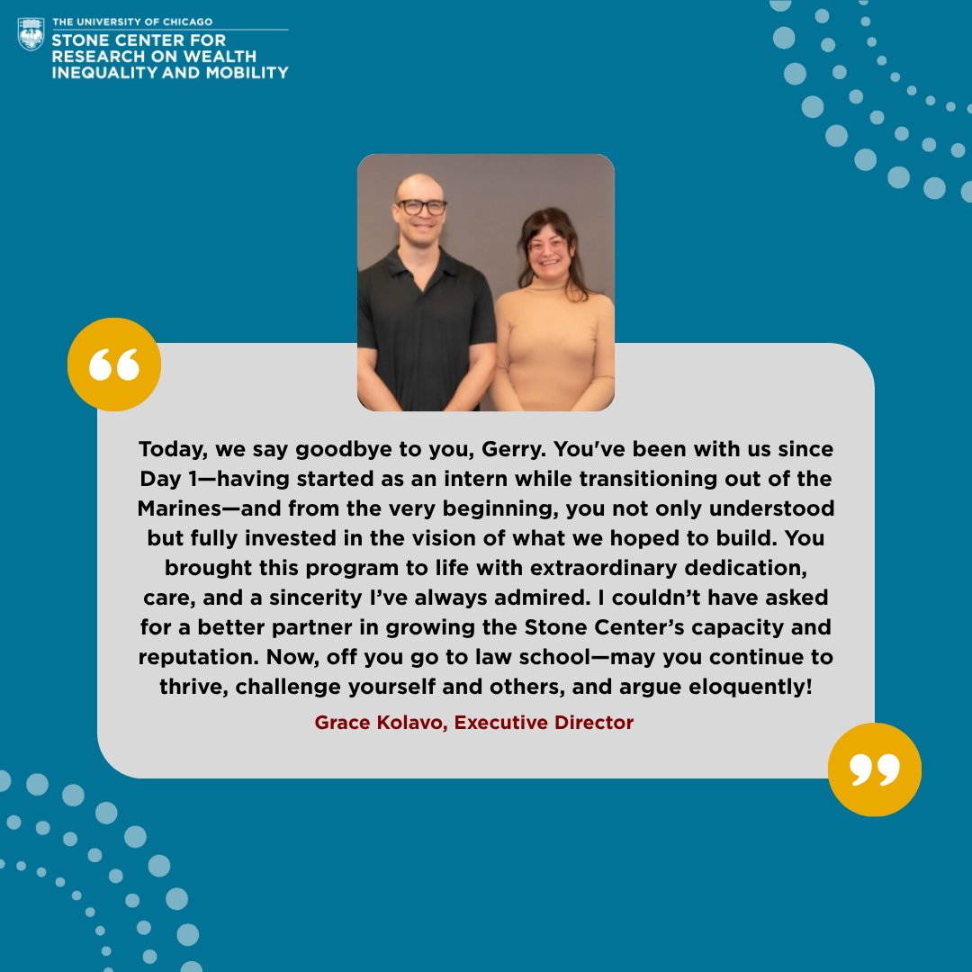 UCStoneCenter's tweet image. Today, we say farewell to a founding member of the Stone Center team, our Assistant Director, Gerry! If you’ve connected with us, you’ve felt his humor, heart, and dedication. We’re better for his influence. Wishing him the very best in his next chapter! #ThankYouGerry
