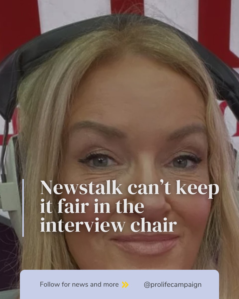prolifecampaign's tweet image. On Tuesday, Irish Times columnist Breda O’Brien was interviewed by Newstalk’s Ciara Kelly about her recent column: As abortions triple, when will we admit that reluctant repealers were profoundly wrong?
In sharp contrast to the interview Newstalk’s Kieran Cuddihy’s conducted…