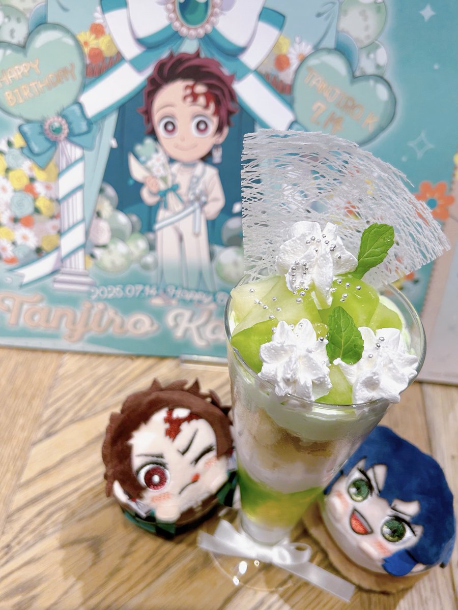 kmt_kdmn1's tweet image. お祝い🎂🍈

可愛くて美味しかった🥰
メロン嬉しい🍈✨

#竈門炭治郎
#嘴平伊之助