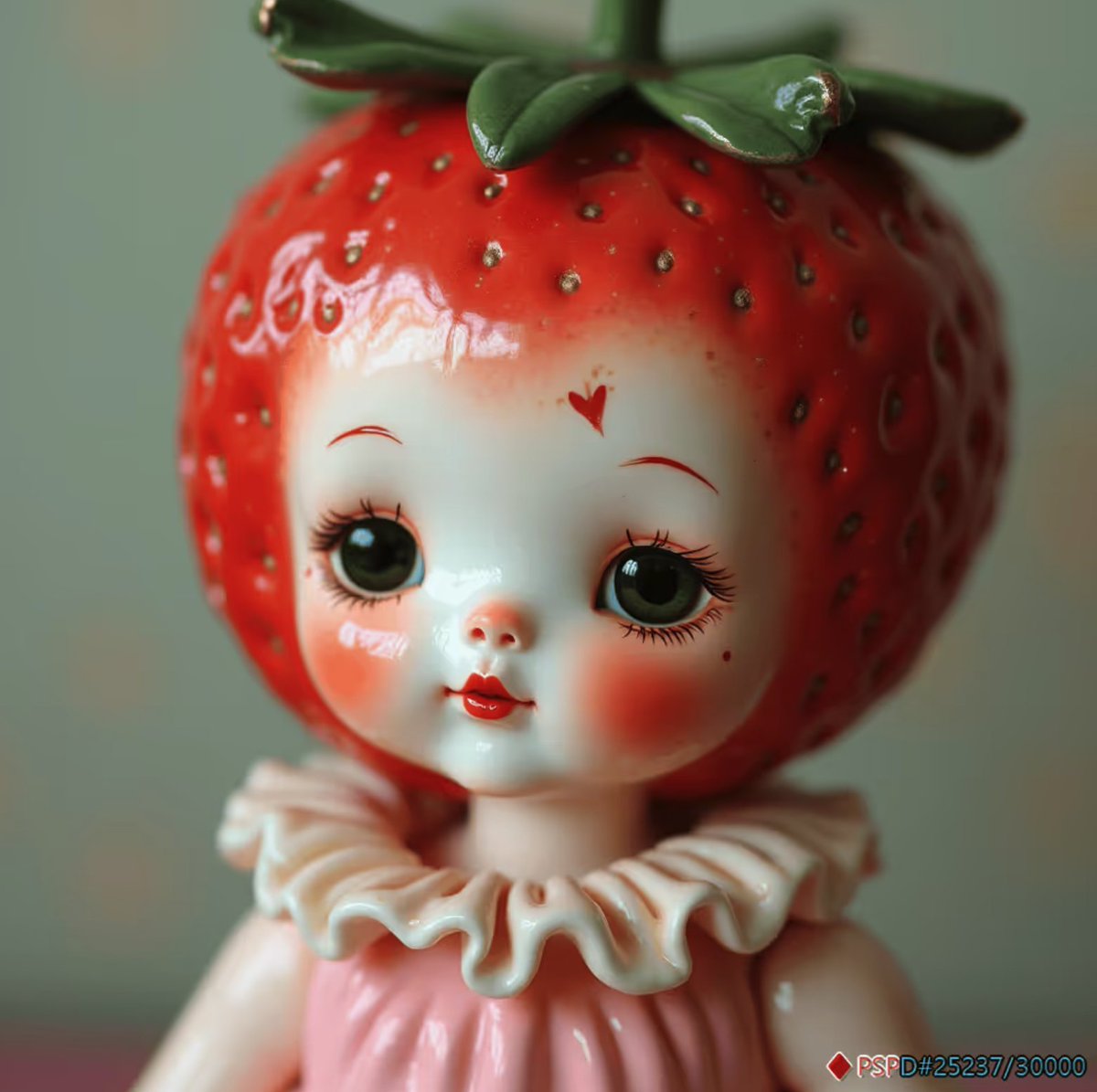 cd_BE's tweet image. So I found these Pastel Strawberry Porcelain Doll in my hidden. Minted 6 days from a NullAddress. They do look kinda cute.