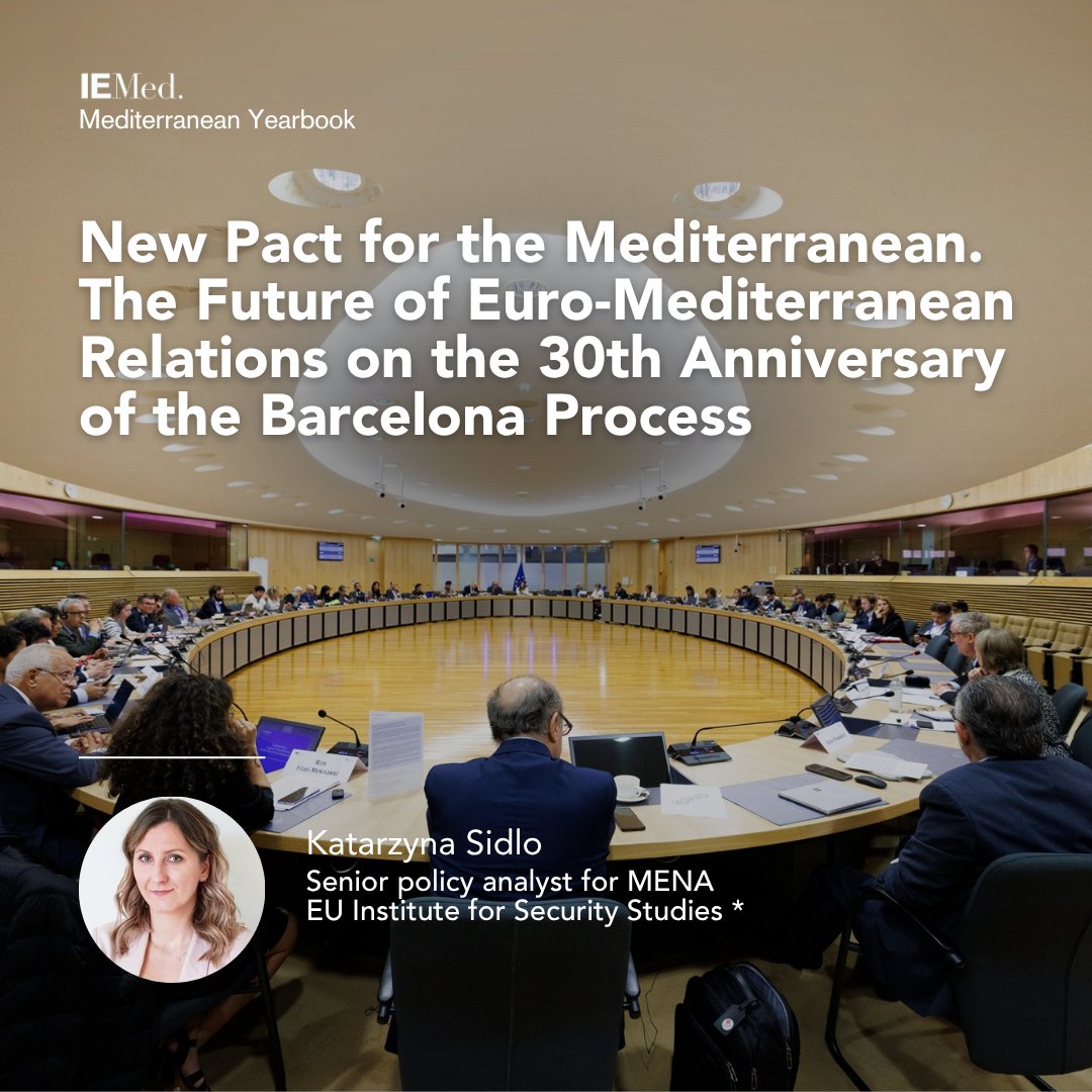 IEMed (@iemed_) on Twitter photo "The success of the new #PactForTheMediterranean will depend on its capacity to turn consultation into genuine partnership, to balance ambition with realism and to show it has learned from past experience"
✍️🏽<a href="/katsidlo/">Katarzyna (Kasia) W. Sidlo</a> for the #MedYearbook2025
🌐iemed.org/publication/ne… "The success of the new #PactForTheMediterranean will depend on its capacity to turn consultation into genuine partnership, to balance ambition with realism and to show it has learned from past experience"
✍️🏽<a href="/katsidlo/">Katarzyna (Kasia) W. Sidlo</a> for the #MedYearbook2025
🌐iemed.org/publication/ne…